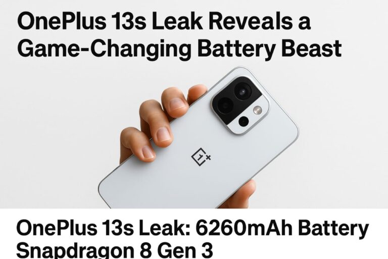 OnePlus 13s specs leak