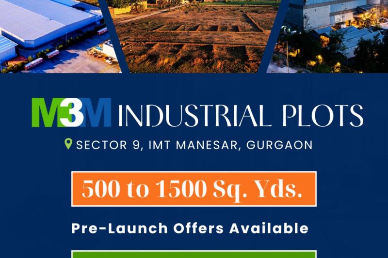 M3M Industrial Plots in IMT Manesar – Invest in Growth