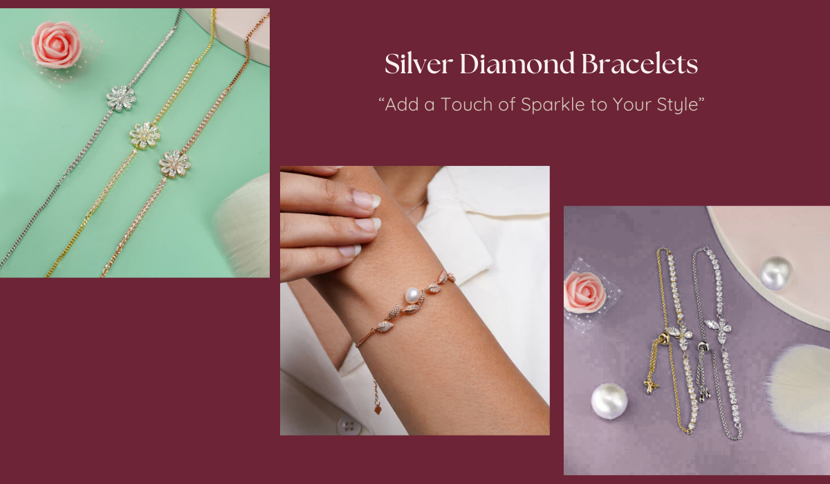 Silver Diamond Bracelets