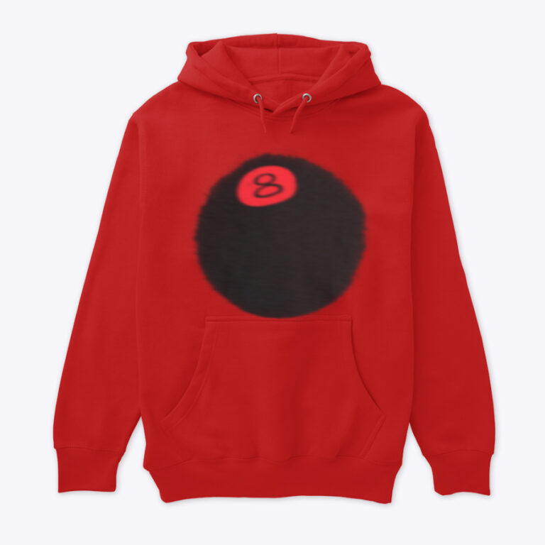 8-BALL-FADE-RED-HOODIE-