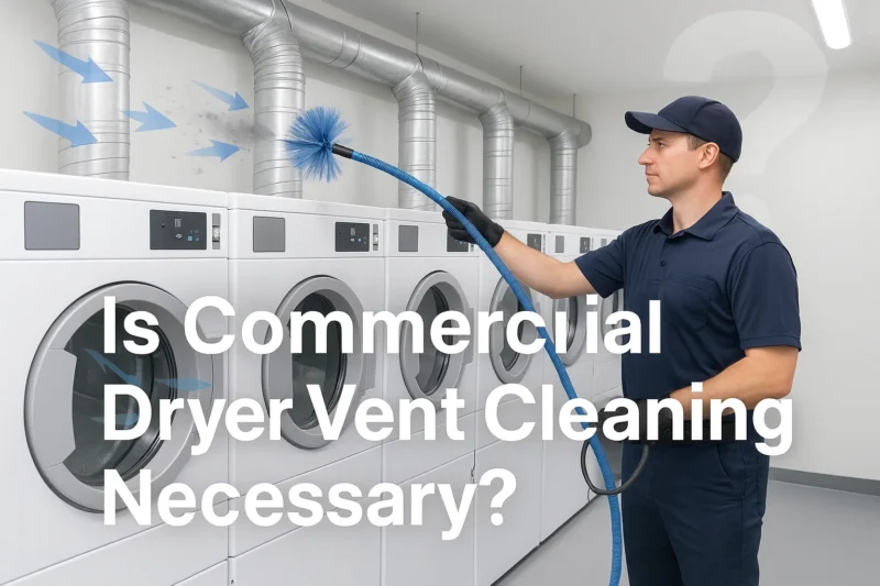 Is Commercial Dryer Vent Cleaning Really Necessary?