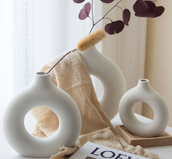 The Art of Minimalism: Styling Tips for Your Nordic Donut Vase
