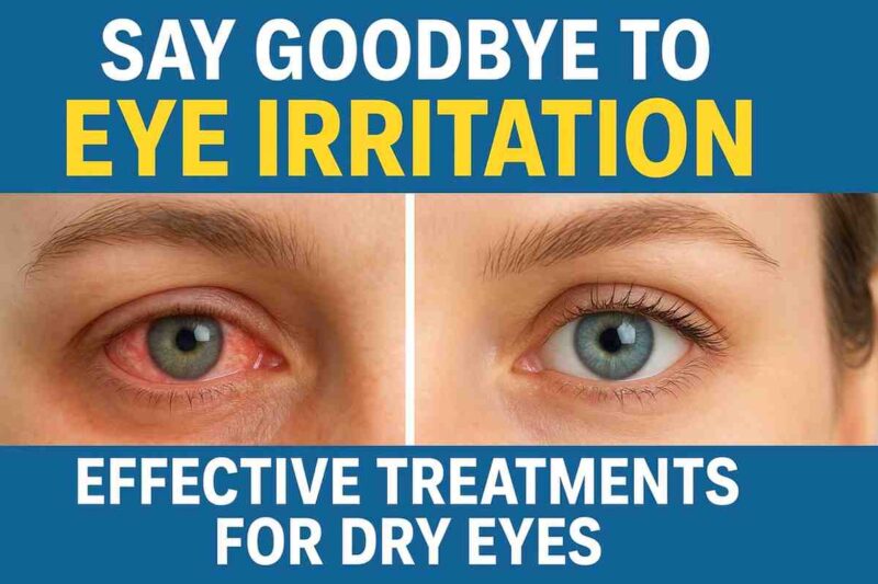 Say Goodbye to Eye Irritation: Effective Treatments for Dry Eyes
