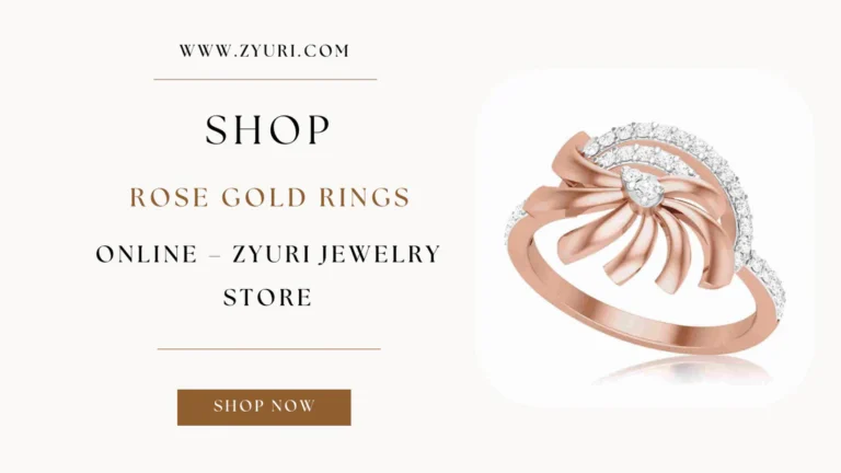 rose gold diamond ring​