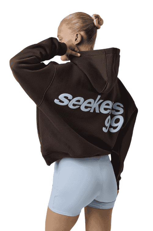 Sisters and Seekers 99 Hoodie in Ralph Chocolate Brown 1