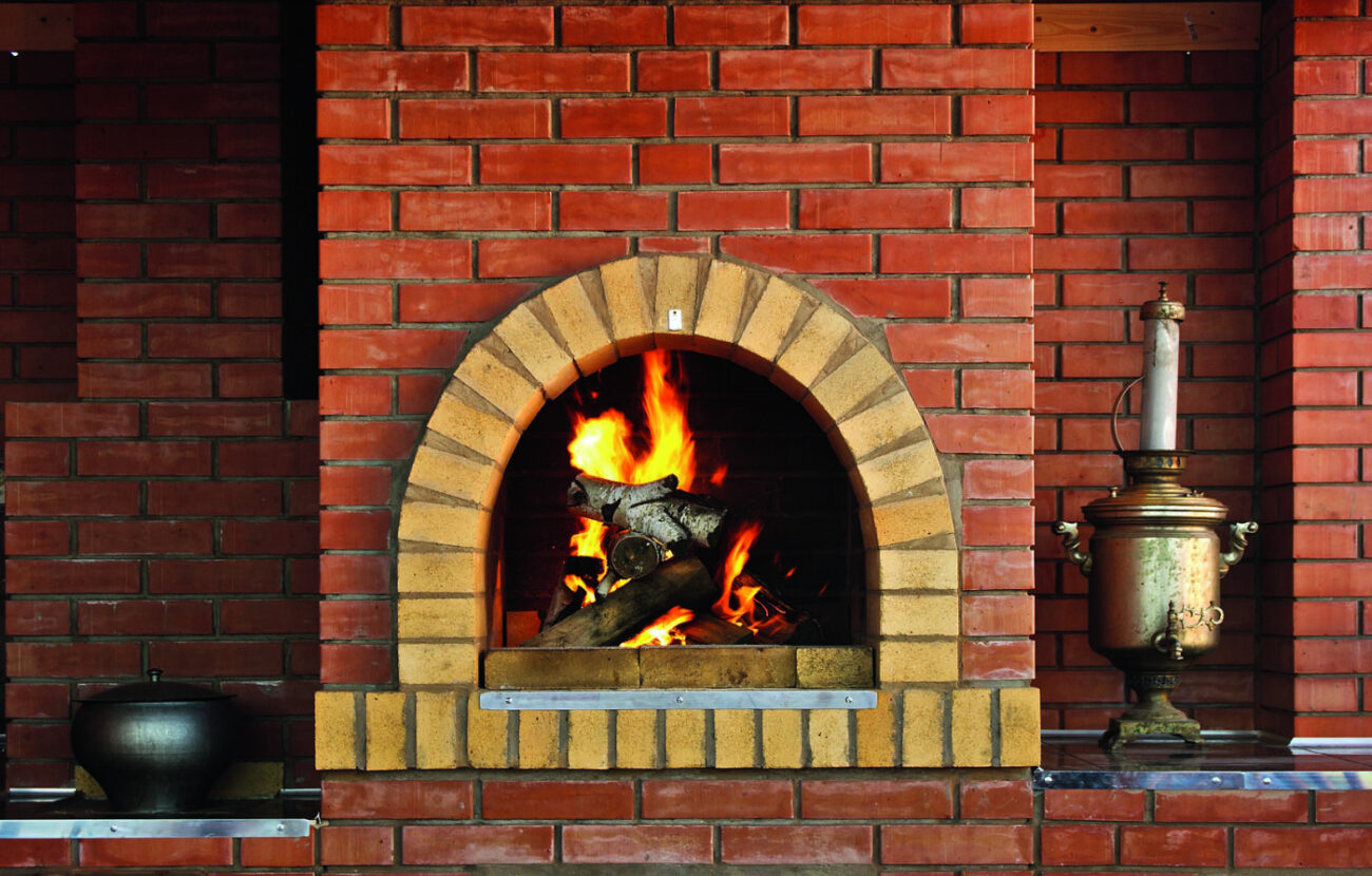 fireplace painting