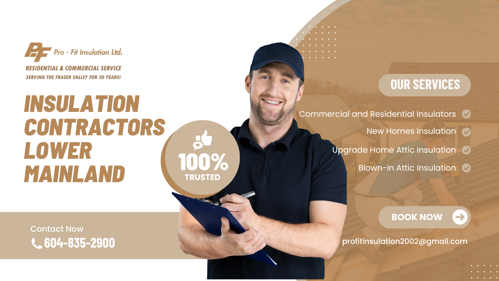 Top-Rated Insulation Contractors in the Lower Mainland for Every Home Type