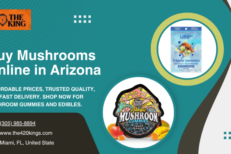 Buy Mushrooms Online in Arizona – Affordable Options at The 420 King
