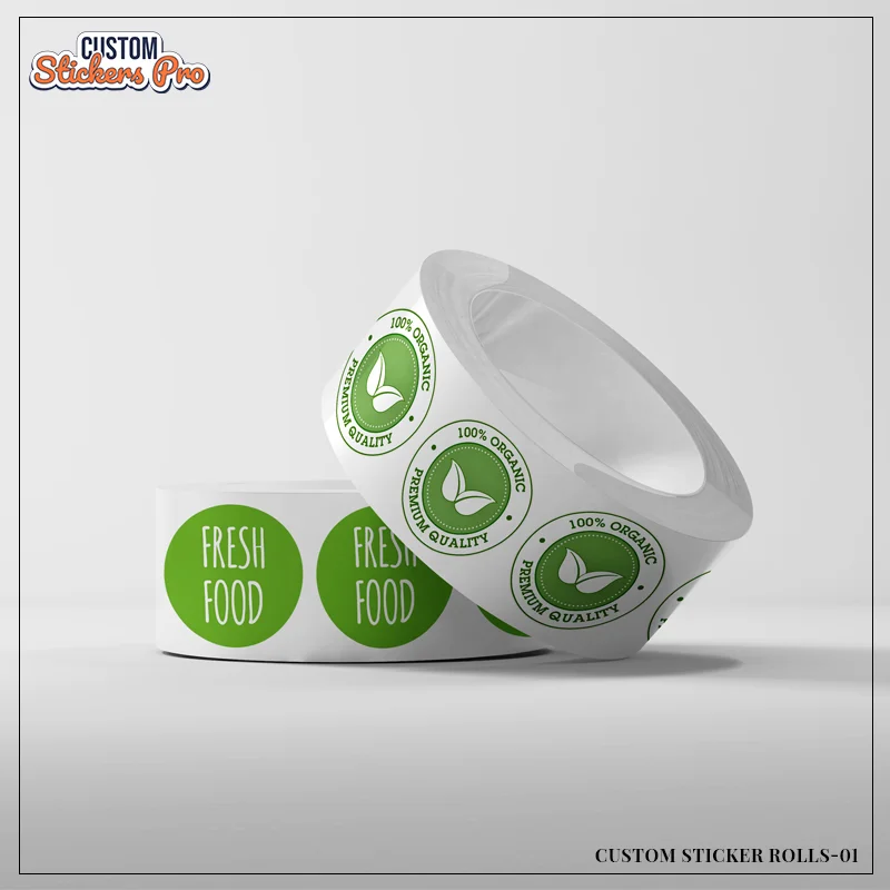 Custom Printed Sticker Roll