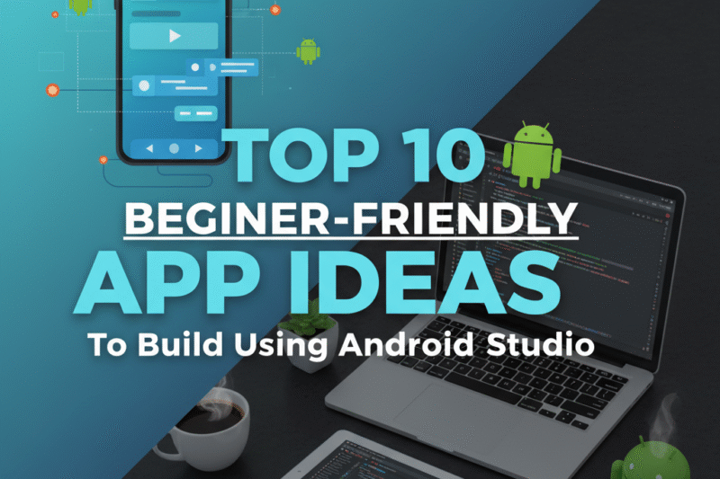 Top 10 Beginner-Friendly App Ideas to Build Using Android Studio