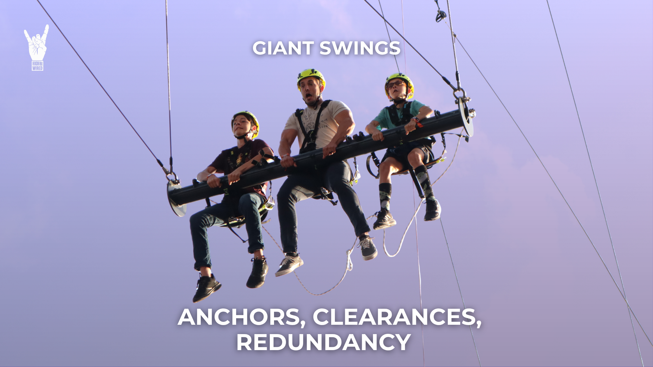 Giant swing Design Loads Anchors, Clearances, Redundancy