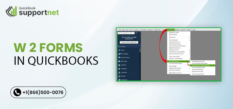 W 2 forms in QuickBooks