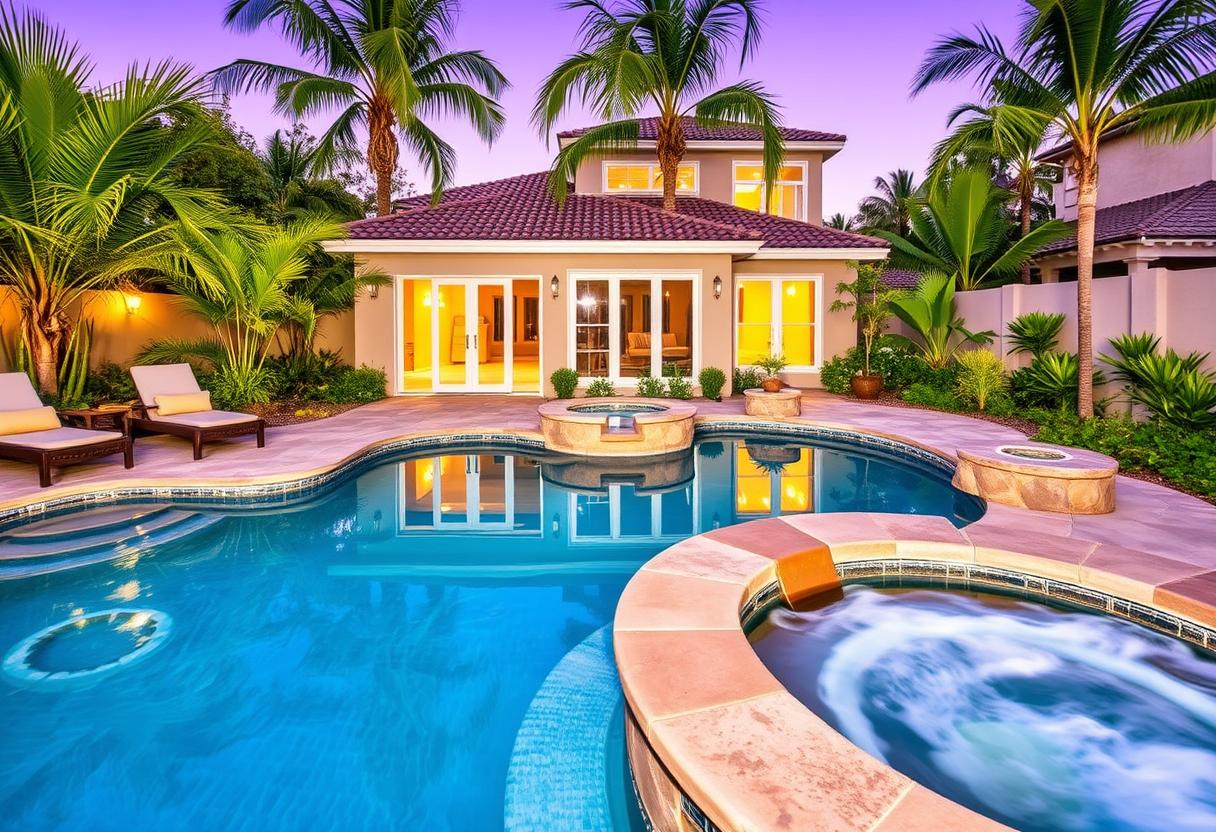 Creating custom swimming pools isn’t just about putting a pool in your backyard. It’s about making sure your new pool fits perfectly with the look and feel of your home. Whether your house is modern, classic, farmhouse-style, or beachy, the pool should match and feel like it belongs there. Below are 10 easy-to-follow tips to help you design a custom pool that fits your home’s style, adds beauty to your outdoor space, and gives you a relaxing place to enjoy with family and friends. 1. Start by Looking at Your Home’s Design Before anything else, take a close look at your house. What style is it? Is it sleek and modern? Cozy and country-style? Maybe it has Spanish or Mediterranean touches? Once you understand the style of your house, it becomes easier to design a custom swimming pool that matches it. For example: A modern home looks great with a square or rectangular pool with sharp edges. A farmhouse-style home may go better with a natural-looking pool with curves. A Spanish or Mediterranean home might look best with earthy colors, tiles, and decorative water features. When your pool matches your home’s design, everything feels more connected and balanced. 2. Pick a Pool Shape That Works with Your Yard The shape of your pool matters a lot. Not only does it change the way your backyard looks, but it also affects how much space you have left for other things like seating, plants, or a barbecue area. Here are a few popular shapes: Rectangular pools – clean and simple, perfect for modern homes. Curvy or freeform pools – great for backyards with a natural or relaxed feel. L-shaped pools – good if you want a swimming and lounging area combined. Lap pools – long and narrow, ideal for small yards and people who like to swim for exercise. Choose a shape that works well with your yard size and layout, and also complements your home’s overall style. 3. Use Similar Materials as Your Home Exterior To make your pool look like part of your home, use materials that match or go well with the outside of your house. This includes things like the tile around the pool, the deck, or the walls around it. For example: If your home has brick or stone, use that same kind of material around the pool. If your house has wooden features, use a wooden or wood-look deck around the pool area. Concrete or smooth tiles look great with modern homes. When the same materials are used, the pool and home blend together beautifully. 4. Stick to a Matching Color Theme The colors you choose for your pool area should go with the colors of your home. This includes the pool water color, tiles, deck, and outdoor furniture. Examples: A white or grey modern home goes well with dark tiles and sleek lighting. A warm beige or cream-colored house looks good with tan stone and soft blue water. Homes with red bricks might look nice with earthy browns and soft greens. Keeping the colors in the same family helps the pool feel like a natural part of the home, not something extra or out of place. 5. Think About How You Will Use the Pool Designing custom swimming pools isn’t just about looks — it’s also about how you plan to use it. Think about your lifestyle. Do you like to entertain guests? Have kids? Want to relax? Love swimming laps? You can add features like: A shallow lounge area for sunbathing or playing A built-in spa or hot tub for relaxing A long lane for swimming laps A swim-up bar or BBQ area for hosting pool parties When the pool matches your needs and your home style, you get both comfort and beauty. 6. Add Landscaping That Complements the Pool Plants, trees, and grass can really help your custom swimming pool look even better. But they should match the look of your home too. Some ideas: For tropical homes, add palm trees and bright flowers. For modern homes, try neatly trimmed plants or small trees in planters. For country-style homes, go with garden beds, wooden fences, or natural grass. Also, add outdoor lighting around the plants and pool to make the space usable at night and give it a magical touch. 7. Choose Water Features That Fit the Style Water features are great for adding movement, sound, and fun to your pool. But the kind of feature you choose should match the look of your home and pool. Some water feature ideas: Waterfalls or rock features for natural, relaxed pool areas. Fountains or deck jets for elegant or fancy homes. Infinity edges for modern and luxurious homes. These features also help set the mood — they can make the space feel relaxing, playful, or upscale. 8. Use Outdoor Furniture That Matches Your Home Furniture makes a big difference in how your pool area looks and feels. If you have modern furniture inside your house, try to carry that same style outside. Some suggestions: Use rattan or wood chairs with cushions for classic or beachy homes. Go for black or white metal furniture with clean lines for modern homes. Use cozy hammocks, lounge chairs, or picnic-style tables for country homes. Pick furniture that’s made for outdoor use, and keep the colors in line with your home’s theme. 9. Add Smart Pool Features for Comfort Modern custom swimming pools can include smart technology that makes everything easier to use and maintain. Examples of smart features: Lights that change color or turn on/off with a phone app Heaters that keep the water warm and can be scheduled Automatic pool cleaners Pool covers that open or close with a button These features don’t just make life easier — they also keep your pool area clean and safe without making it look messy. 10. Work with a Pool Builder Who Understands Your Style One of the most important steps in building a pool is choosing the right builder or designer. Not all builders specialize in custom swimming pools that are designed to match a home’s style, so it’s important to find someone who does. Here’s what to look for: Ask to see photos of pools they’ve built for other homes. See if they understand how to work with different architectural styles. Ask for a 3D design or sketch before starting. Make sure they communicate clearly and listen to your ideas. A good pool designer will take your ideas, your home’s design, and your outdoor space and bring it all together into a pool that feels just right. Final Thoughts Designing custom swimming pools doesn’t have to be overwhelming. If you take the time to look at your home’s style, think about your needs, and choose the right materials and features, your pool will feel like a natural part of your home. From the shape and color to the furniture and landscaping, each choice adds to the finished look. And by working with a professional who understands how to blend style and function, you’ll end up with a pool that you’ll love for years to come. So take your time, dream big, and start creating a pool that fits your home perfectly!