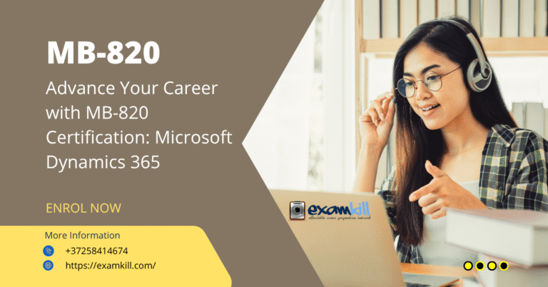Advance Your Career with MB-820 Certification: Microsoft Dynamics 365