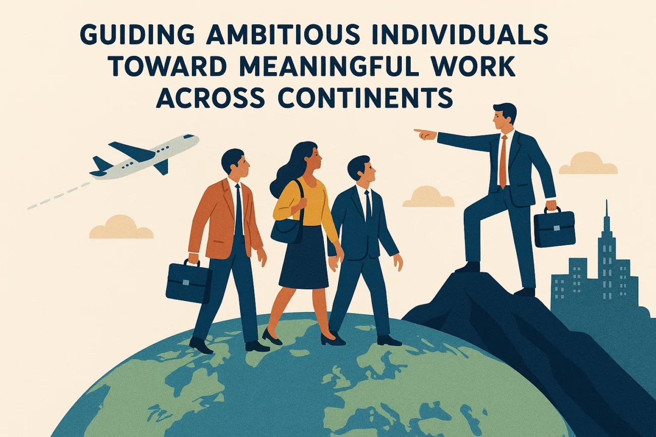 Guiding Ambitious Individuals Toward Meaningful Work Across Continents
