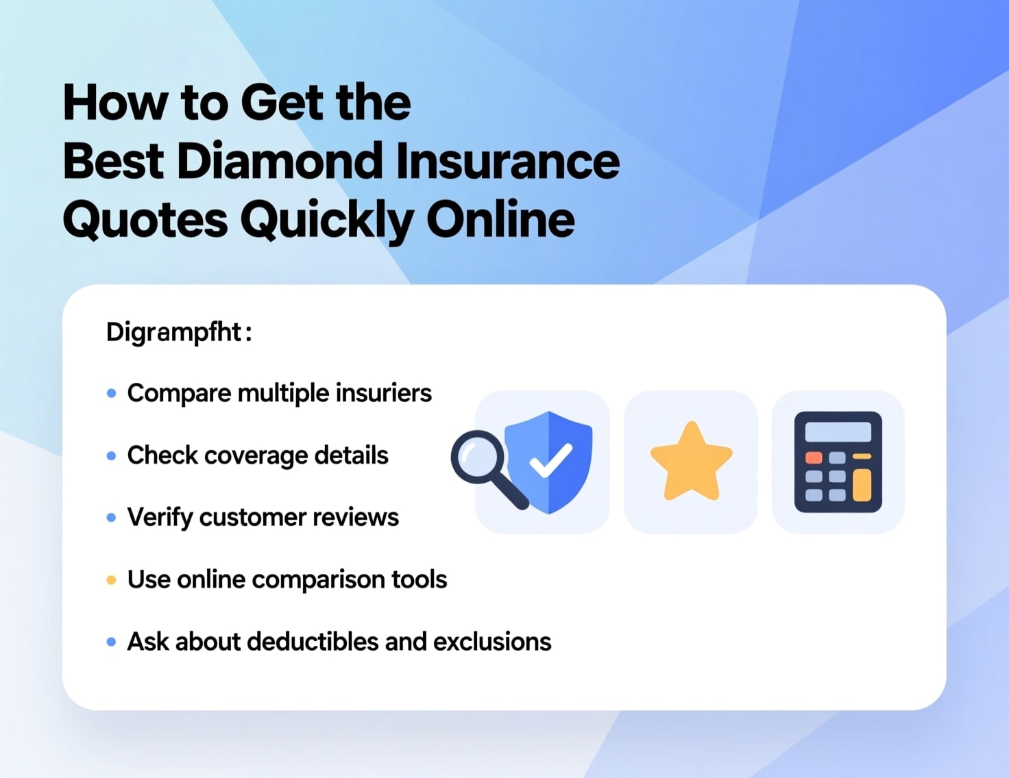 diamond insurance