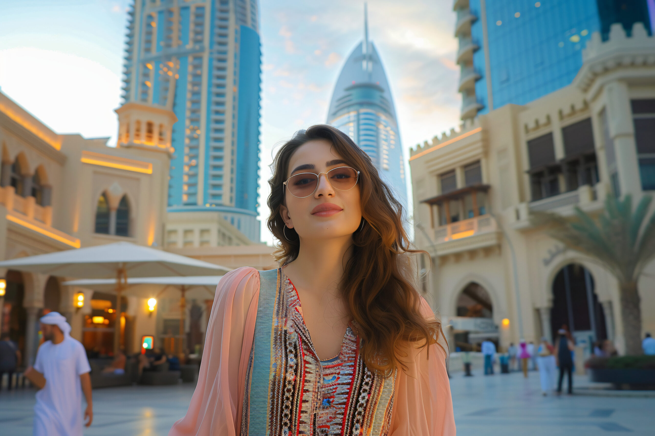 portrait-woman-visiting-luxurious-city-dubai