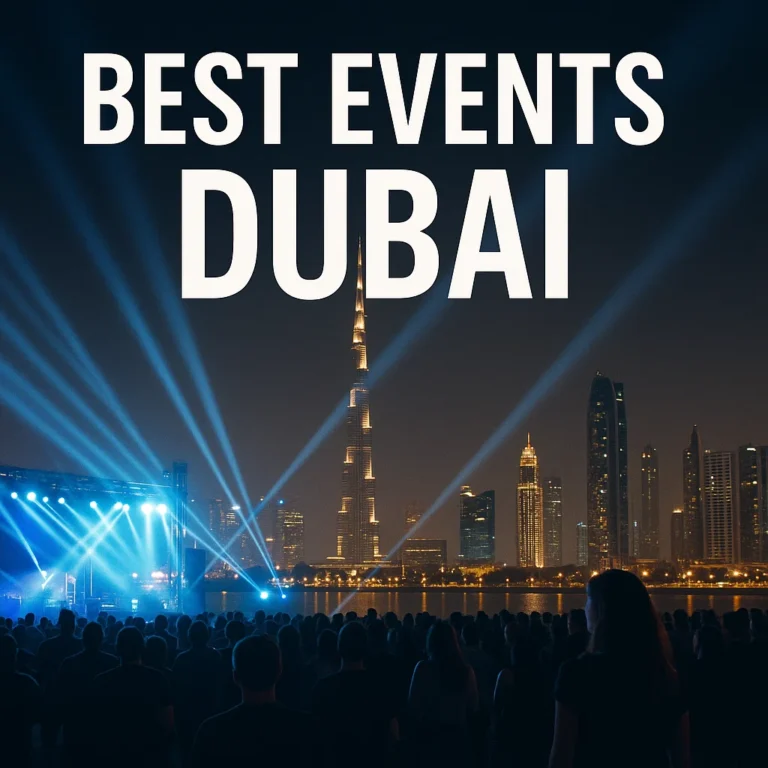City Lights & Big Nights: Your Insider Guide to the Best Events Dubai Loves in 2025