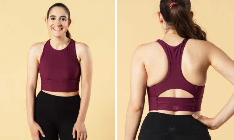 front closure athletic bra