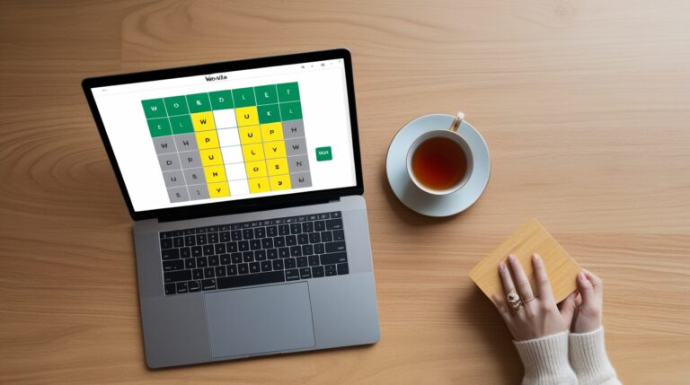 Phoenix_09_A_minimalist_flatlay_of_a_laptop_and_cup_of_tea_on_3