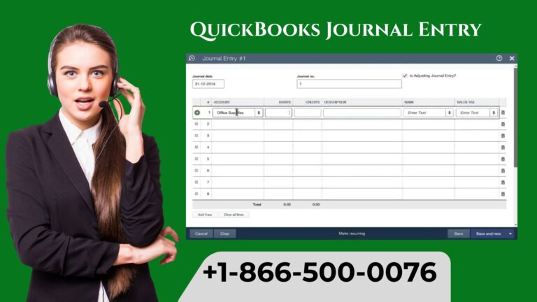 QuickBooks Journal Entry