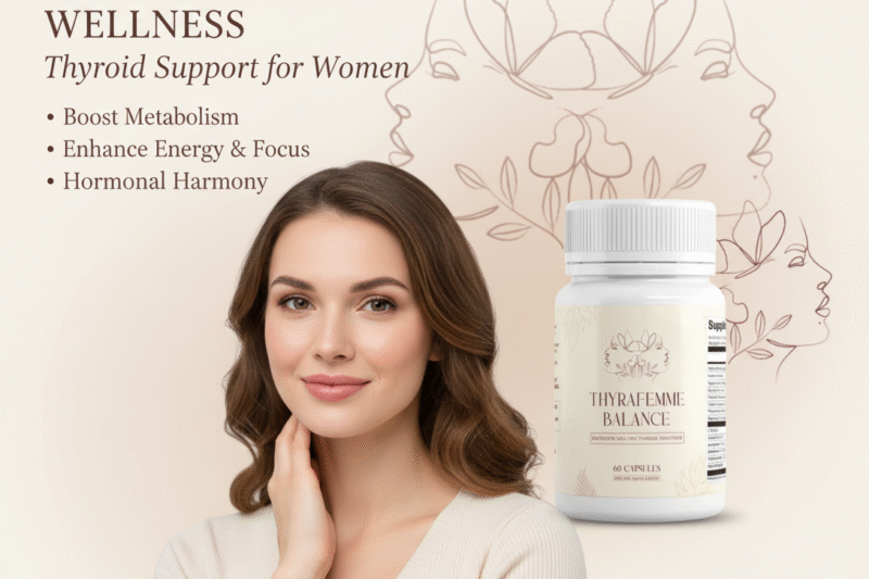 Thyrafemme Balance: Natural Thyroid Support for Energy and Hormonal Harmony