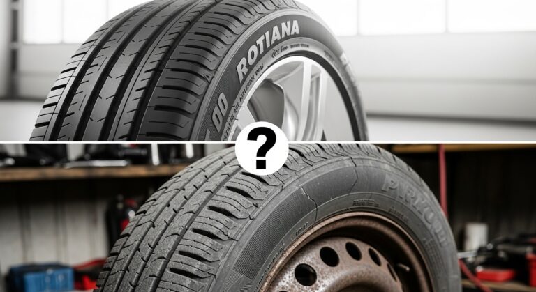 You replace tyres for maximum safety