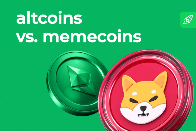 difference between meme coin and crypto