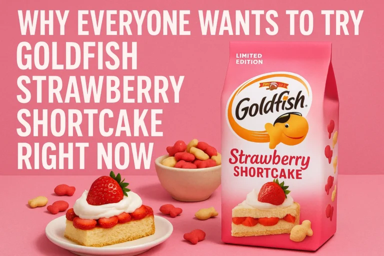 Strawberry shortcake goldfish