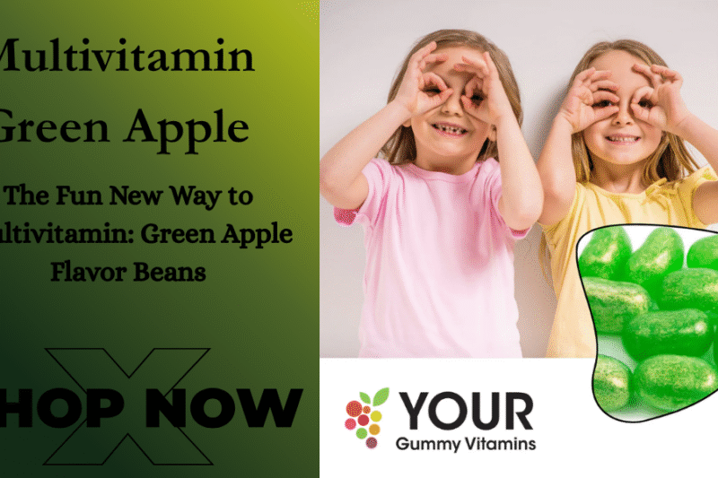 Green Apple Flavor Beans Gummies – A Fun, Flavorful Way to Enjoy Daily Multivitamins