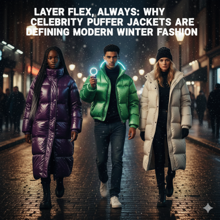 Layer Flex, Always: The Rise of Celebrity Puffer Jackets in Modern Winter Fashion