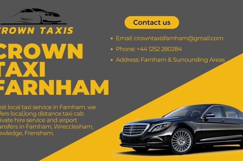 From Pickup to Drop-off: Crown Taxis Local Taxi Farnham Heroes