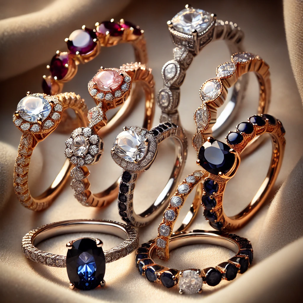 gemstone rings
