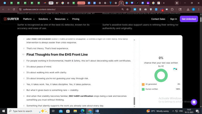 iso 14001 certification