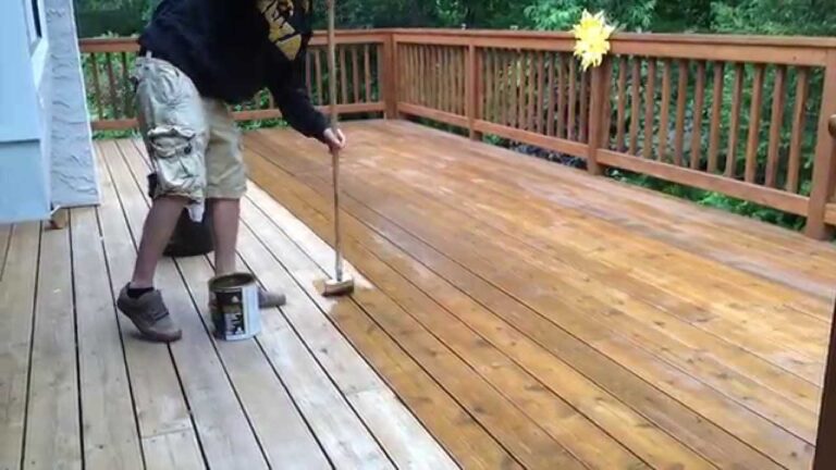 Fence and Deck Staining Services