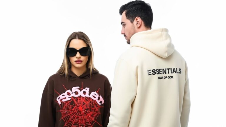 Essentials Hoodie and Sp5der Hoodie