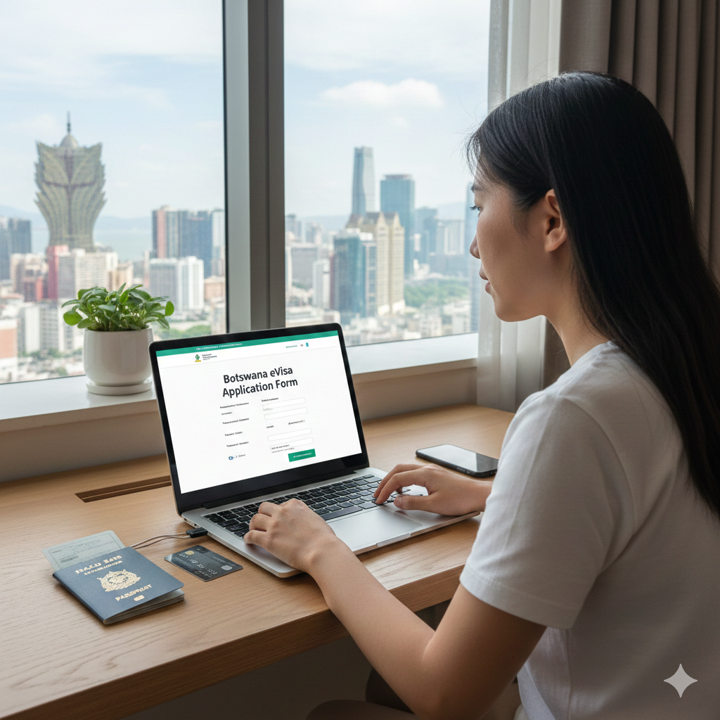 Botswana evisa for application for macau