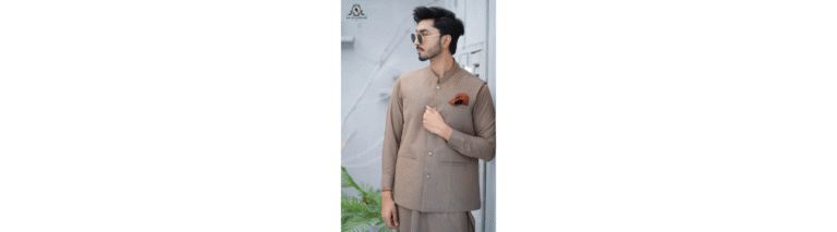 Rao Jee Designer – Premium Riwayaat Collection – Men’s Premium Wash & Wear Kameez Shalwar with Waistcoat