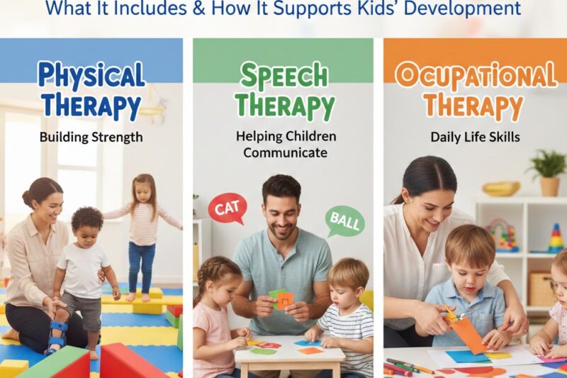 What Pediatric Therapy Includes and How It Supports Children’s Development
