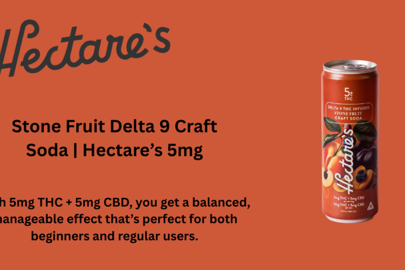 Delta 9 Drinks – Blood Orange Vanilla Delta 9 Craft Soda | Hectare’s 5mg