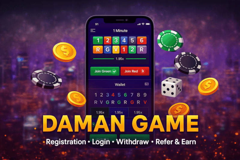 Daman Game Colour Prediction Gaming Platform for Quick Play