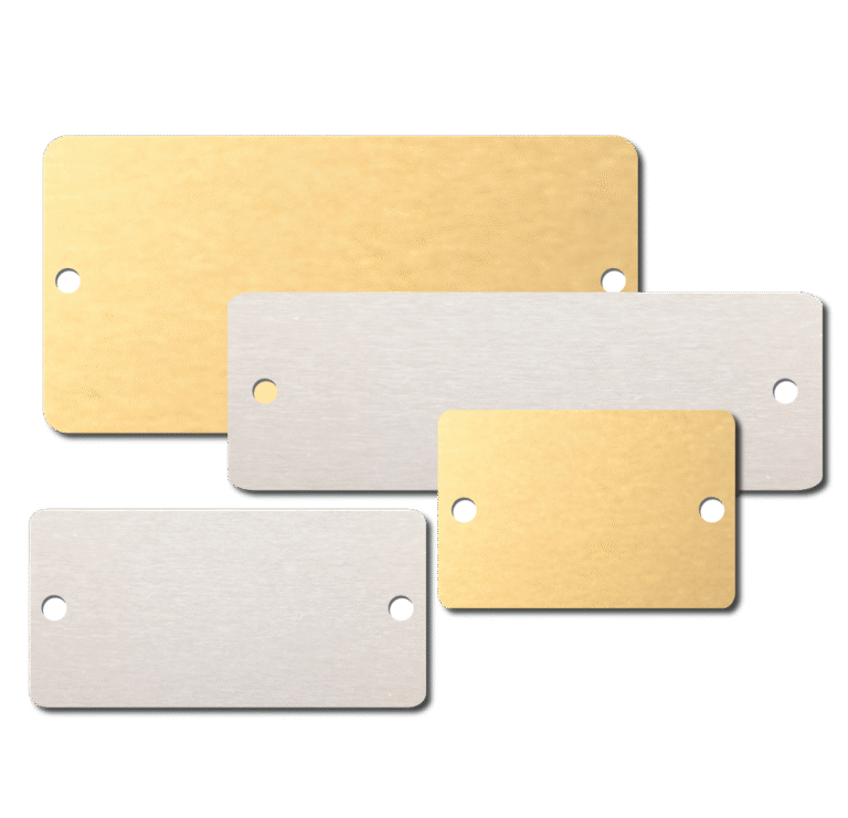 Printed Rectangle Tags