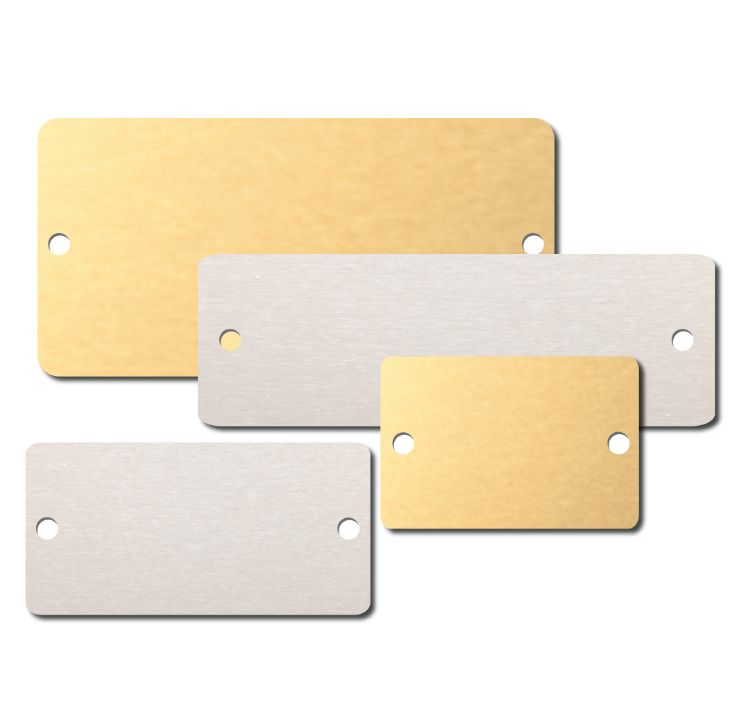 Printed Rectangle Tags