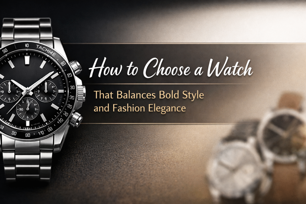 How to Choose a Watch That Balances Bold Style and Fashion Elegance