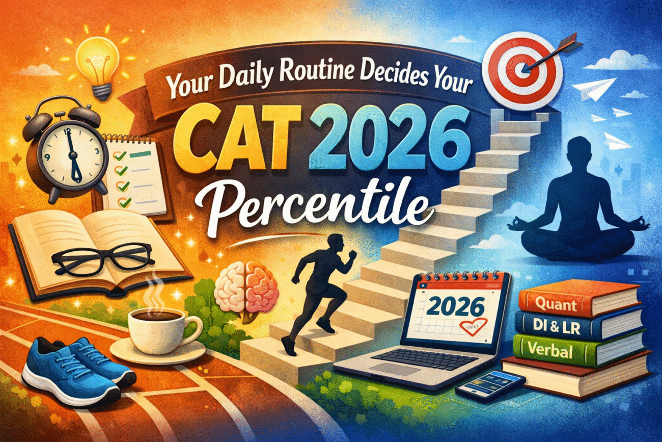 Your Daily Routine Decides Your CAT 2026 Percentile
