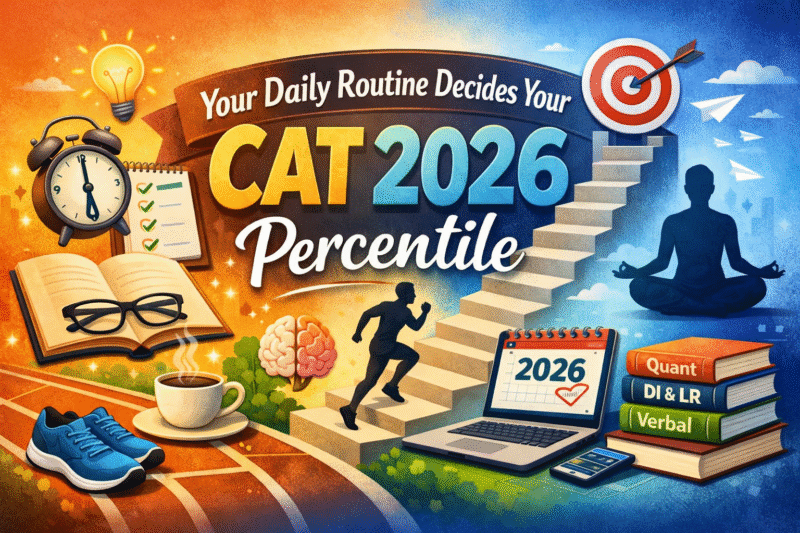 Your Daily Routine Decides Your CAT 2026 Percentile
