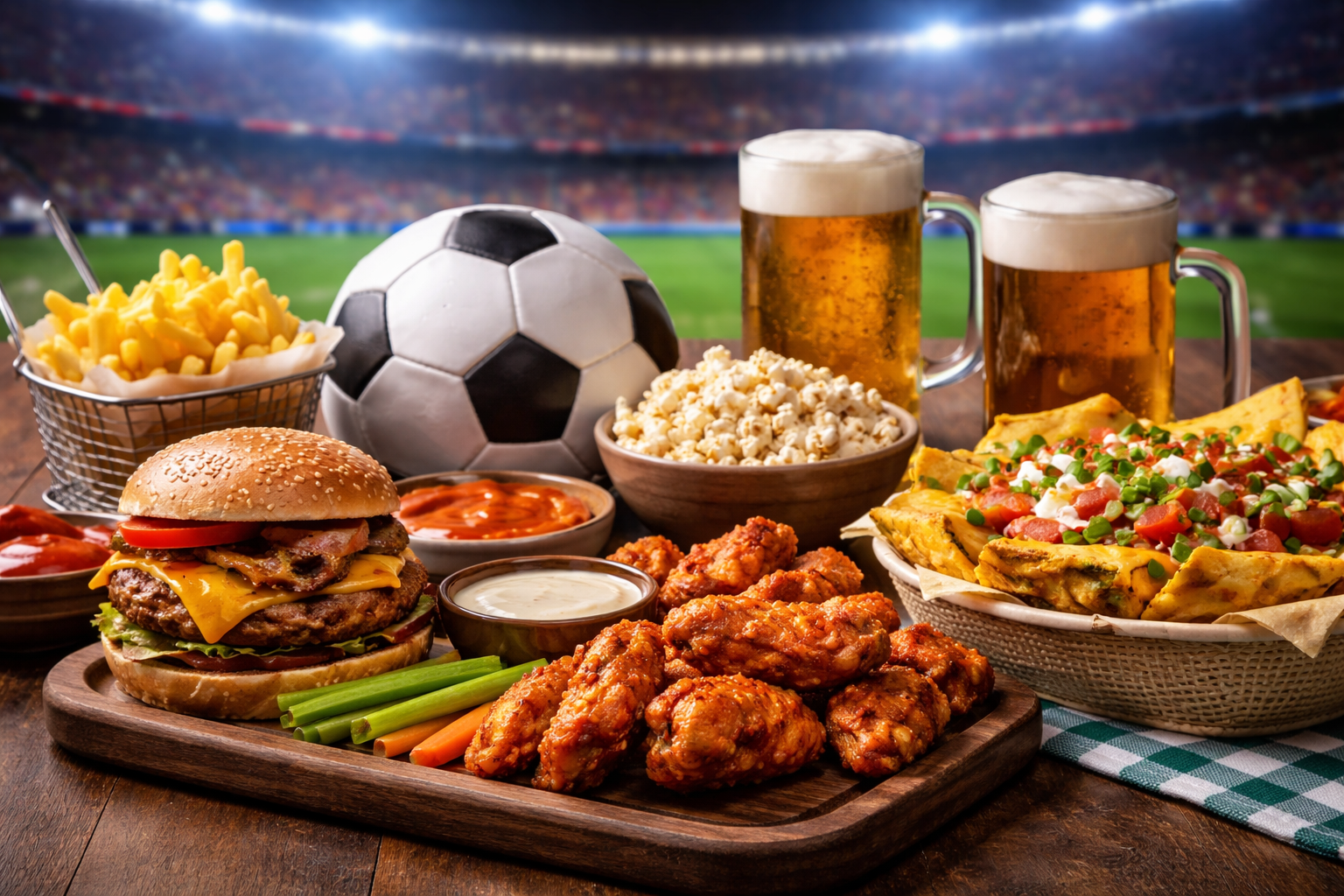 Football Club Menu Ideas - Best Food & Drink Options