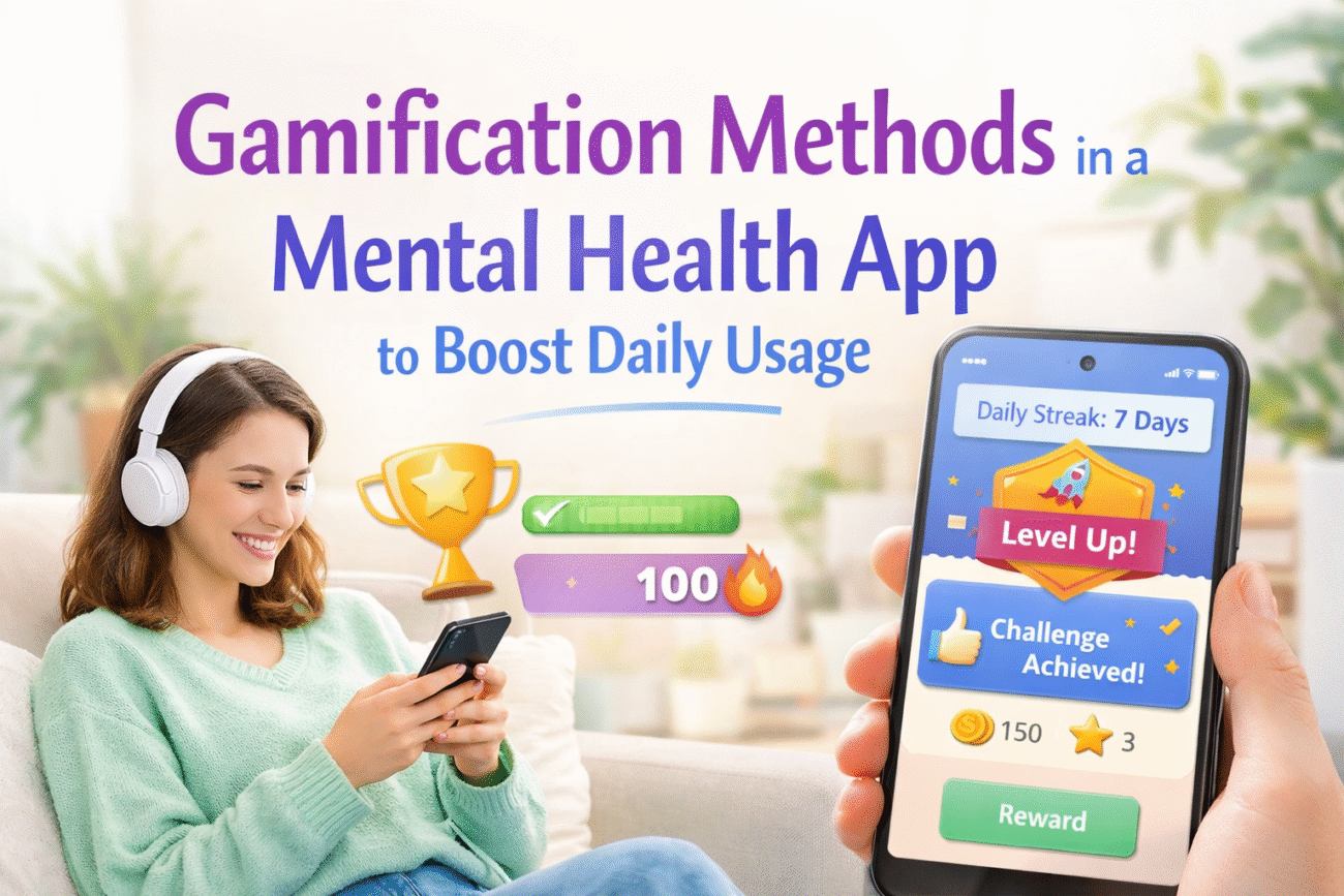 Gamification Methods in a Mental Health App to Boost Daily Usage