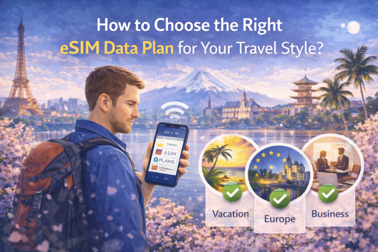 How to Choose the Right eSIM Data Plan for Your Travel Style