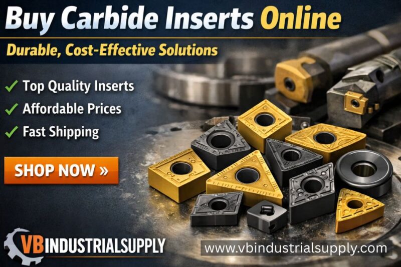 Buy Carbide Inserts Online – Durable, Cost-Effective Solutions by Vb Industrial Supply